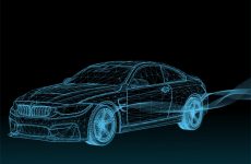 Modelo 3D veículo automotivo